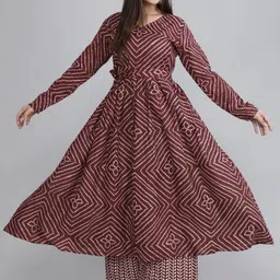 chandafeb Women Viscose Rayon Kurta Palazzo Set-picture-15