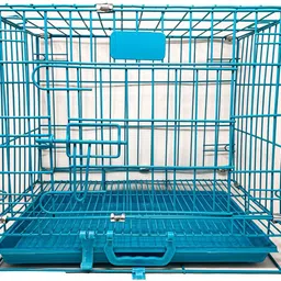 petjoy Pet Single Door Folding Metal Cage with Removable Tray for Dog & Cat, 18 Inch Dog, Cat, Rabbit Cage-picture-26