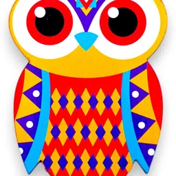 Owl Fridge Magnet Mandala Design, Photo Holder Fridge Magnet Pack of 2-image-37