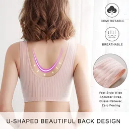 momisy Women Maternity/Nursing Lightly Padded Bra image 2