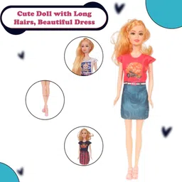 ladli Family Doll Set- Father, Mother, Daughter, Son – Movable Arms & Legs for kids image 3