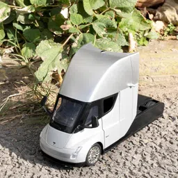 zuuluzrs Tesla Toy Truck Semi Truck Head, Die-cast toy Best For Kid's Fun image 3