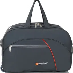 55 L Strolley Duffel Bag - Heavy Duty Branded Quality Duffel Luggage Travel Bag - Grey - Regular Capacity-image-71