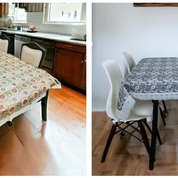 kashhtu Polyester 6 Seater Floral Table Cover-picture-10