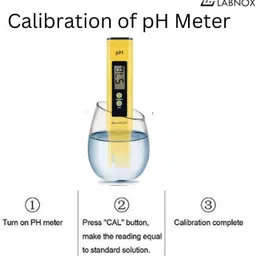 labnox PH Meter, 0.01 High Accuracy Pocket Size with 0-14 PH Tester for Water Analog TDS Meter image 4