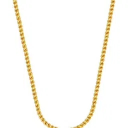 elegantdream 1 gram Gold Polish 30 inch Long Rope Chain Design (100% Gold Finish Long Lasting Polish Unbreakable) 1 Yr Guaranteed Chain Women image 1