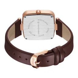 giordano Square Dial Watch for Women with Leather Strap and Premium Quartz Movement image 5
