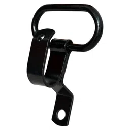 ZOOOMY Bike Pillion Holder Hook Hanger Heavy Quality 280 Grams (Black) Compatible with Royal Enfield Battle Green image 1