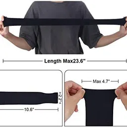 TriLok Kids Arm Protect Sleeves For 3-12 Years Baby Sun Sleeves for Baseball Basketball Costume for Party UV Protection Sleeve Cooling (Light Pink) (Pack Of 1) image 4