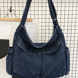 Womens Denim Tote Bag image 5