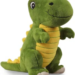 beautybazaar Soft Standing Green and Yellow Dinosaur - 35 cm-picture-22
