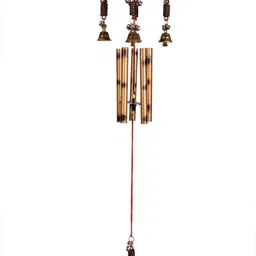 lucky n awesome Lucky Antique Golden Bell Wind Chimes for Positivity for Home & Gift Aluminium Windchime-picture-26