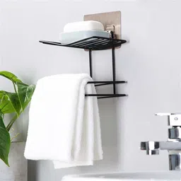 Stainless Steel Toilet Paper Holder With Phone Storage(Black, 1) Carbon Steel Toilet Paper Holder-image-26