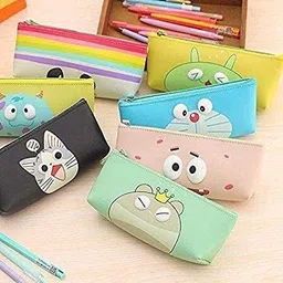 sah Silicon Eye Pouches for Kids School Stationary Birthday Party Return Gifts Eye Art Artificial Leather Pencil Boxes-picture-20