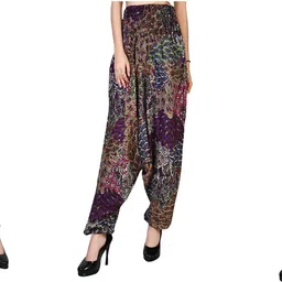 narnari Printed Rayon Women Harem Pants-picture-28