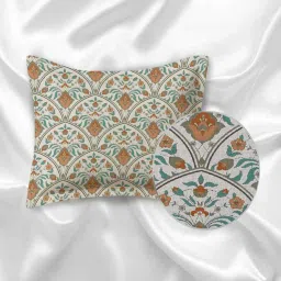 mayfair homes london Brown Cotton 27x18 Inches Pillow Covers (Set of 2) image 4