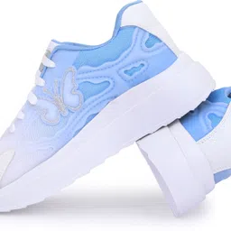 zixer Women's Butterfly Sneakers | Lightweight, Comfortable Casual Lace-Up Shoes Sneakers For Women image 4