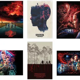 Pack of 6 Stranger Things Netflix TV Series Posters | High Definition Resolutions Large Size Wall Poster for Room decor Paper Print-image-31