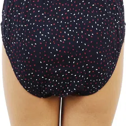 ladyland Pack of 3 Women Hipster Dark Blue, Red, Grey Panty image 3