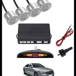 peeps store Car Premium 4 Silver Reverse Parking Sensor-AP25N745 Car Premium 4 Silver Reverse Parking Sensor-AP25N745 Parking Sensor-picture-11