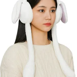 empoison Soft & Warm Plush Winter Ear Muffs – Faux Fur Ear Warmer for Kids, Girls & Women Ear Muff image 2