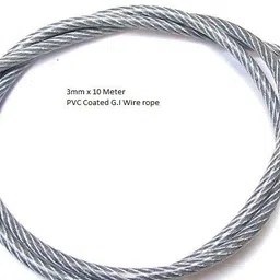 tac Gi Wire Rope PU Coated Transparent 3mm x 10Mtr Silver-picture-24