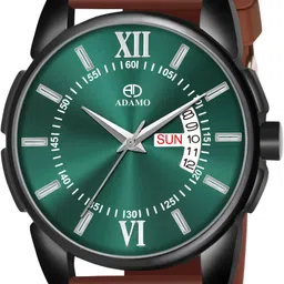 adamo Men’s Formal Watch with Day & Date, 3D Dome Glass – 883NEI17 Analog Watch - For Men 883NEI17 image 4