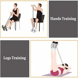 kep Pull Reducer Body Resistance Band Gym,Yoga Exercise for Lose Waist Weight Reduce Ab Exerciser image 5