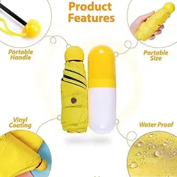 dwiti enterprise Dwiti EnterpriseFoldingCompactCapsuleUmbrella Umbrella image 4