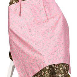 babywish Pink Polka Floral Feeding Cloak-picture-18