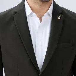 killer Men Solid Single Breasted Casual Blazer image 5