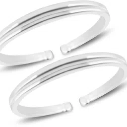 parnika Simple Yet Elegant Pure 92.5 Sterling Silver Toe Ring-picture-14