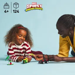 lego Marvel Spidey And His Friends Spin and Electro Dinosaur Vehicle Chase 11198 image 3