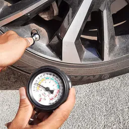 ekrash Analog Tire Pressure Gauge Analog Tire Pressure Gauge for Vehicles, Air check Meter with Rubber Hose 200PSI image 5