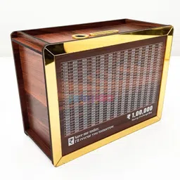 kvr craft Wooden Money/Piggy Bank Box for Kids, Savings Box (1,00,000)-M1 Coin Bank-picture-46