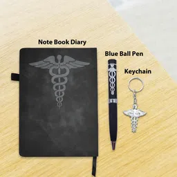 ab sab Doctor Symbol Diary Pen Or Key chain A5 Planner Ruled 100 Pages-picture-17