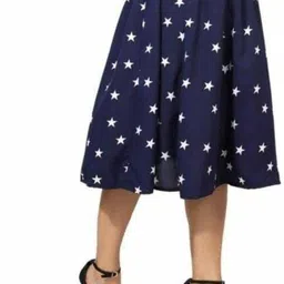 manat diva Women Printed A-line Multicolor Skirt image 3