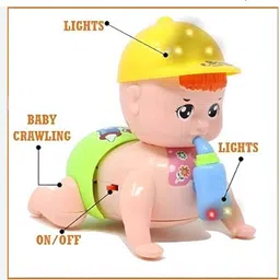 tiny tales Musical Crawling Baby Toy for(IND*75472) Babies Kids ... image 4