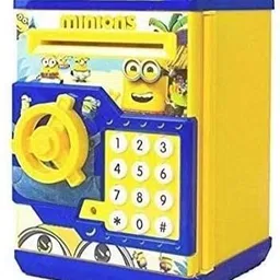 amaflip Money Safe ATM Kids Piggy Savings Bank with Electronic Lock Piggy image 2