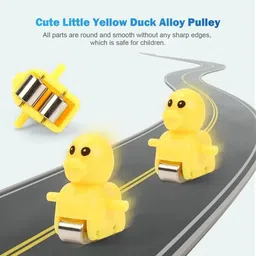 d-fix 3 Duck Slide Toy Funny Stair-Climbing Ducklings Cartoon Race with Lights & Music image 4