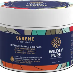 wildly pure Serene 7 Day Deep Conditioning Spa Mask for Dry Hair Rich in 12 Oil & Argan image 1
