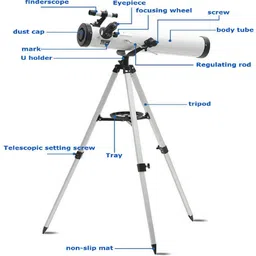 Protos 525X Advance 70076 / 76700 Professional 76mm Aperture 700mm Focal Length Reflecting Telescope image 2