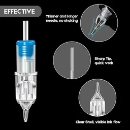 shield plus 3RL7RL7RS5RS CARTRIDGE COMBO BOX Disposable Round Liner Tattoo Needles image 5