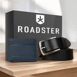 roadster Men Casual Black Artificial Leather Belt-picture-14