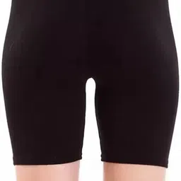 harshraj Solid Women Black Running Shorts image 2