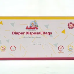 adore Diaper Disposable Bags - Spill Proof - Easy to Carry - 8*10 Inch - With Perforation for Mess Free Pull Diaper Disposable Bag-picture-28