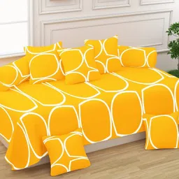 pinkleaf Polycotton Abstract Diwan Set-picture-21