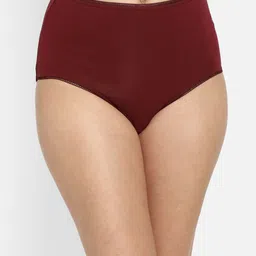clovia Women Hipster Maroon Panty-picture-28