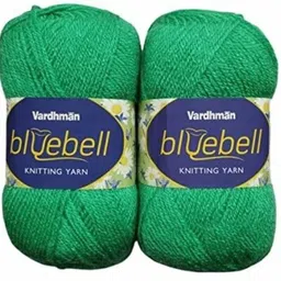 kyss Vardhman Bluebell Wool Hand Knitting Wool/Art Craft Yarn, Shade No-70, 400 GM-picture-12