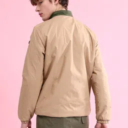 the indian garage co. Men Colorblock Bomber Jacket image 2